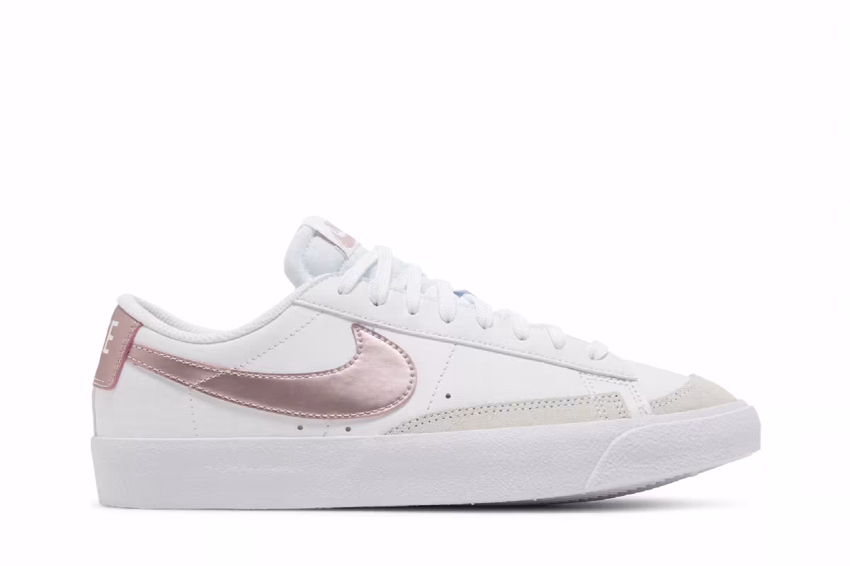 Nike Blazer Low White Pink Glaze, view 2