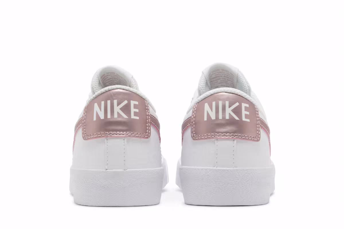 Nike Blazer Low White Pink Glaze, view 7