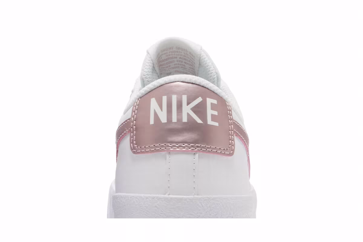 Nike Blazer Low White Pink Glaze, view 8