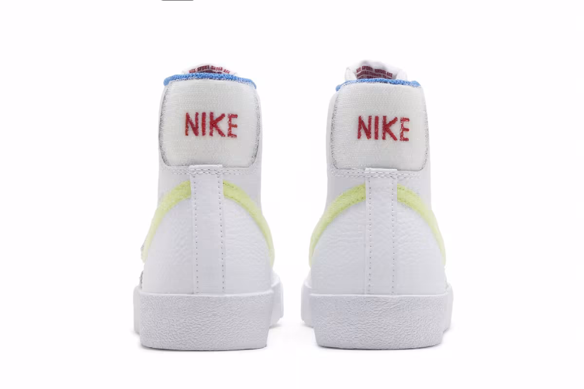Nike Blazer Mid White Light Lemon Twist, view 7