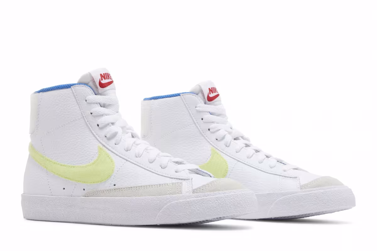 Nike Blazer Mid White Light Lemon Twist, view 9