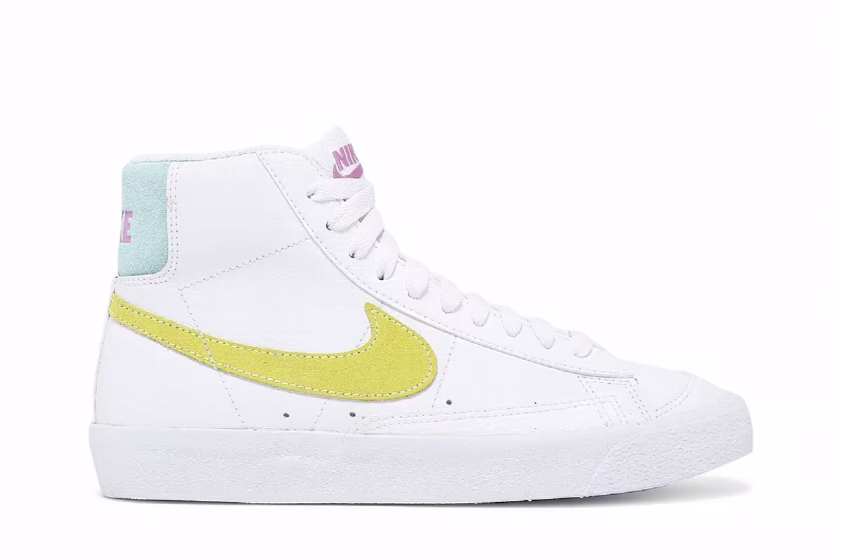 Nike Blazer Mid White Light Zitron, view 2