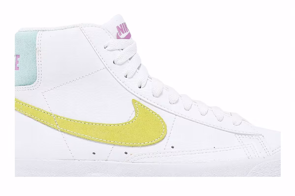 Nike Blazer Mid White Light Zitron, view 3