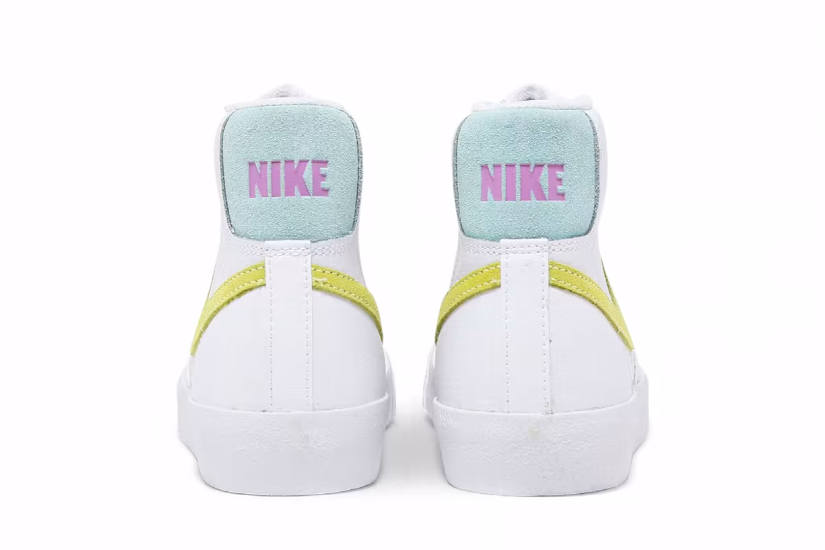 Nike Blazer Mid White Light Zitron, view 7
