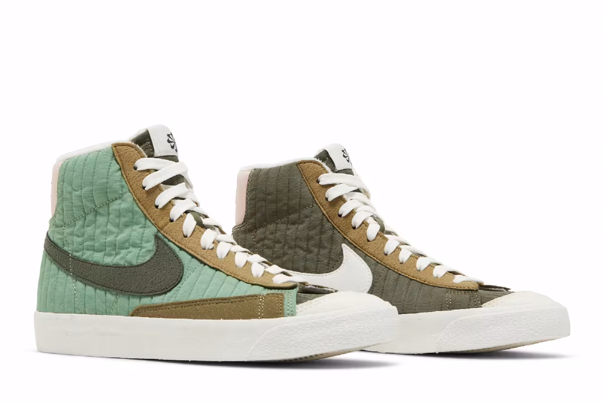 Nike Blazer Mid Oil Green, view 9