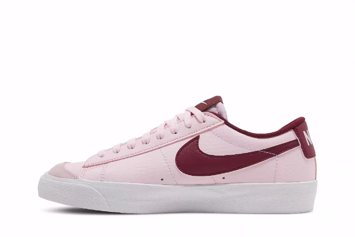 Nike Blazer Low Pink Foam Dark Beetroot, view 4