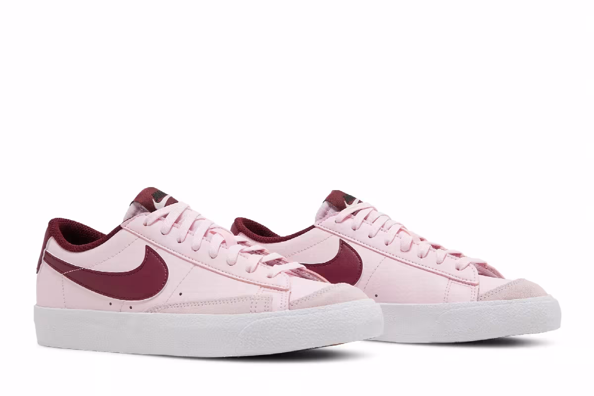 Nike Blazer Low Pink Foam Dark Beetroot, view 9