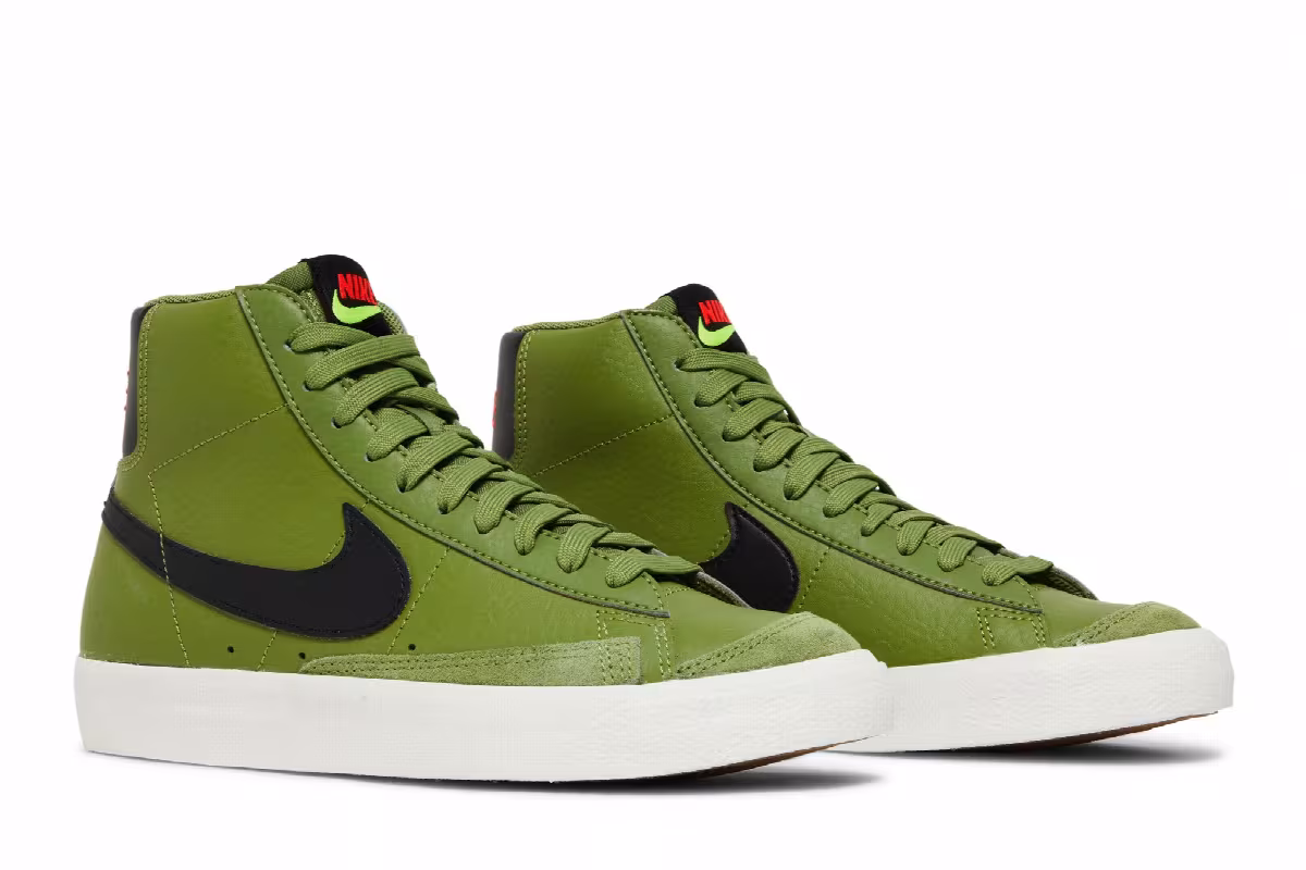 Nike Blazer Mid Asparagus, view 9
