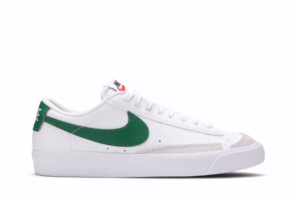 Nike Blazer Low White Pine Green, view 2