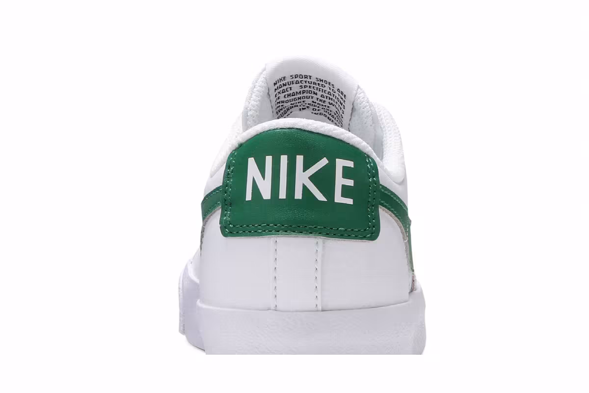 Nike Blazer Low White Pine Green, view 8