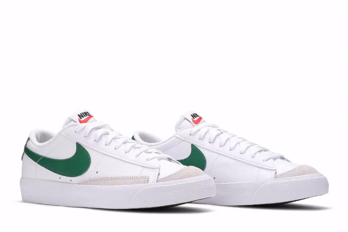 Nike Blazer Low White Pine Green, view 9
