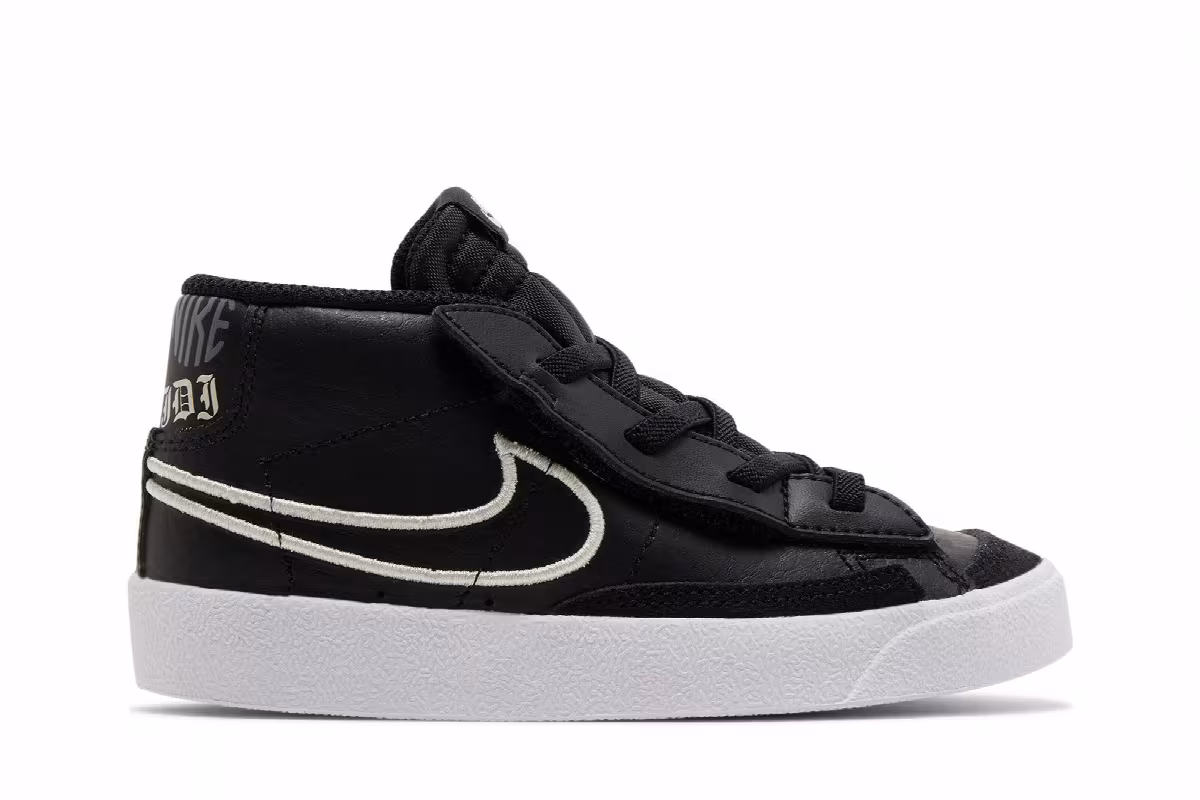 Nike Blazer Mid Black Light Smoke Grey, view 2