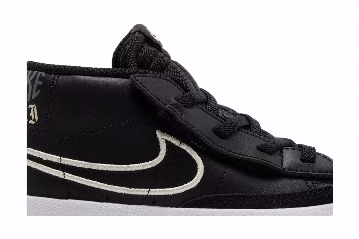 Nike Blazer Mid Black Light Smoke Grey, view 3