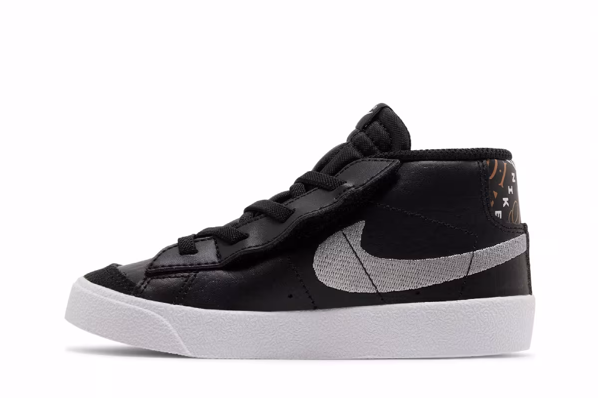 Nike Blazer Mid Black Light Smoke Grey, view 4