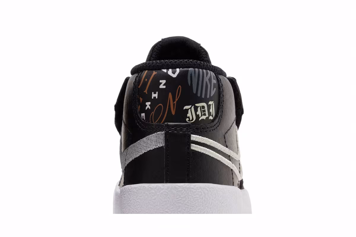 Nike Blazer Mid Black Light Smoke Grey, view 8