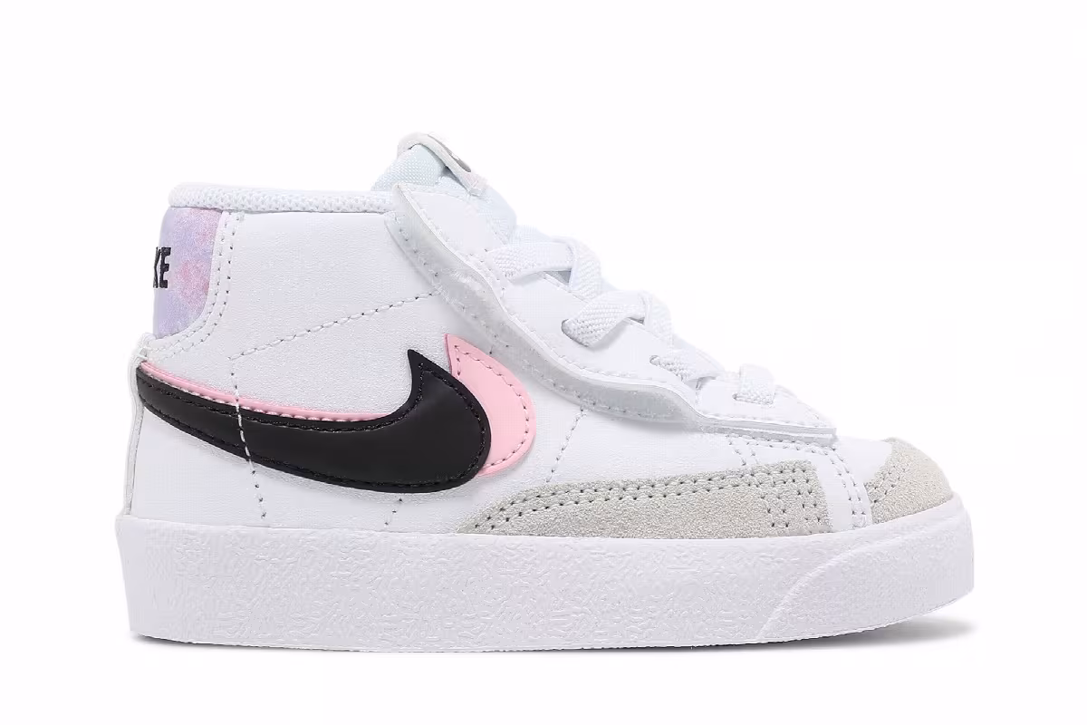 Nike Blazer Mid Double Swoosh - White Arctic Punch, view 2