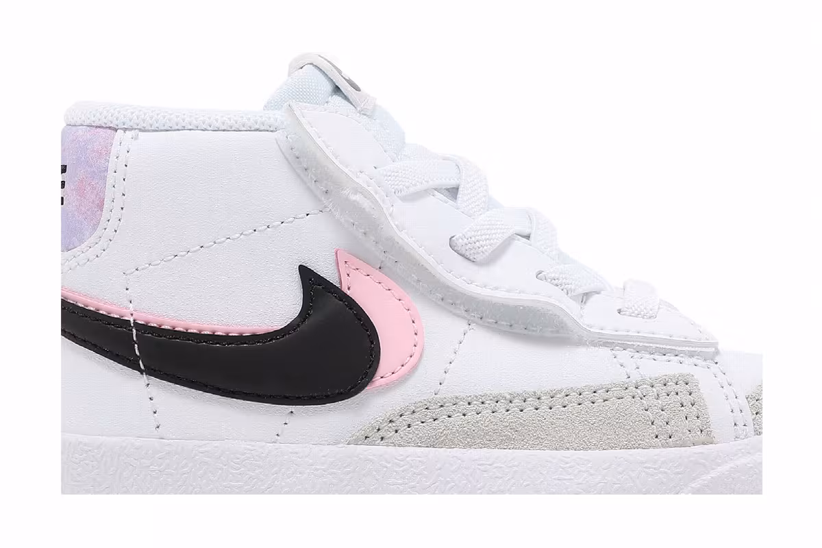 Nike Blazer Mid Double Swoosh - White Arctic Punch, view 3