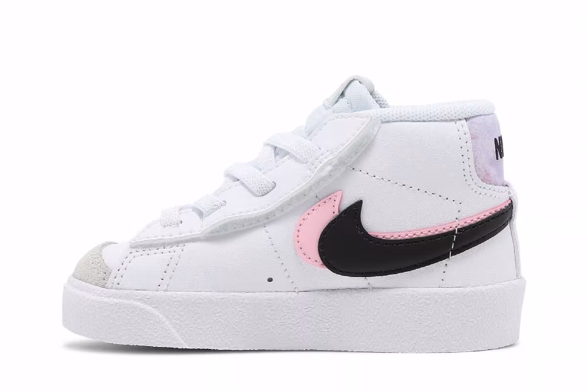 Nike Blazer Mid Double Swoosh - White Arctic Punch, view 4