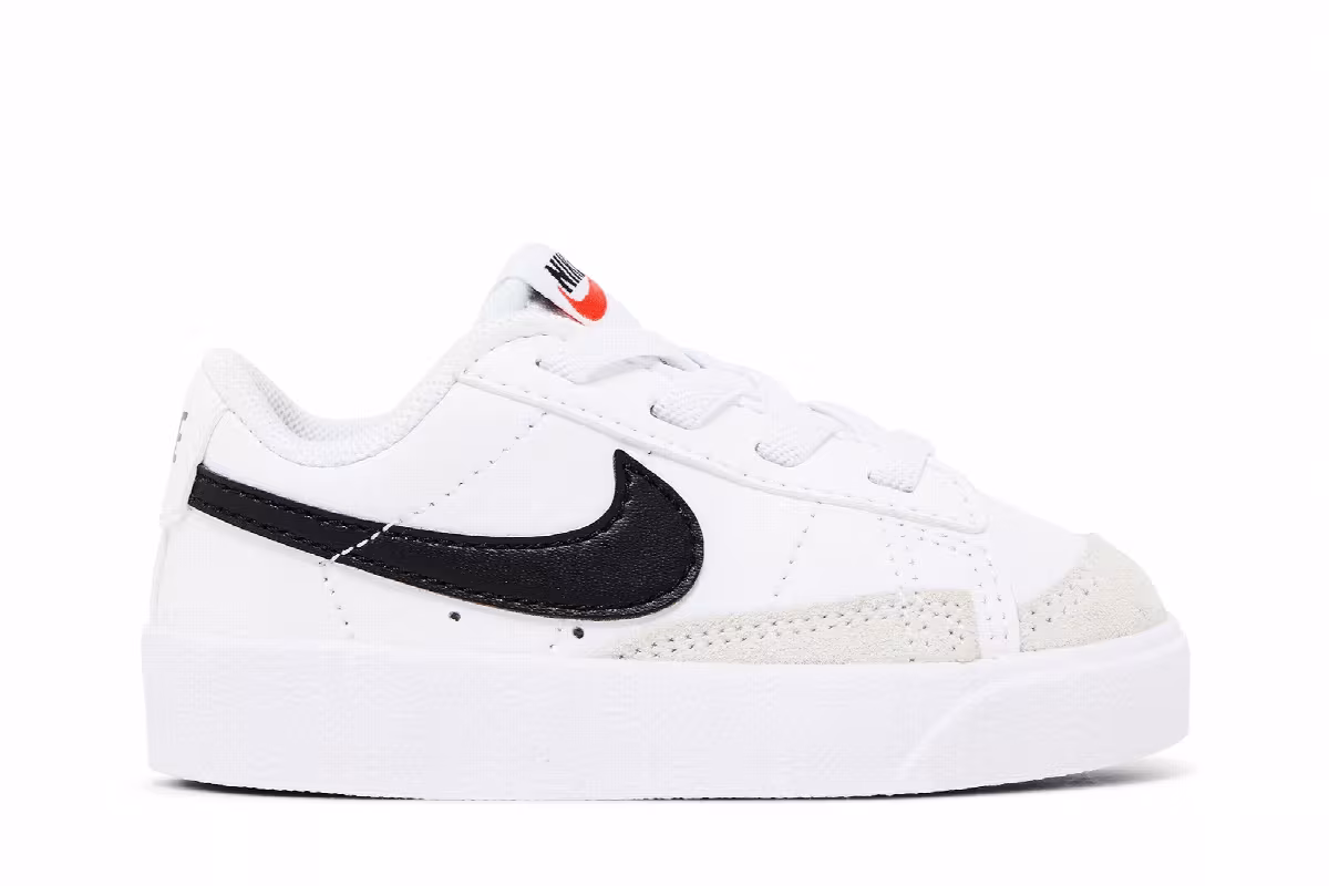 Nike Blazer Low White Black, view 2