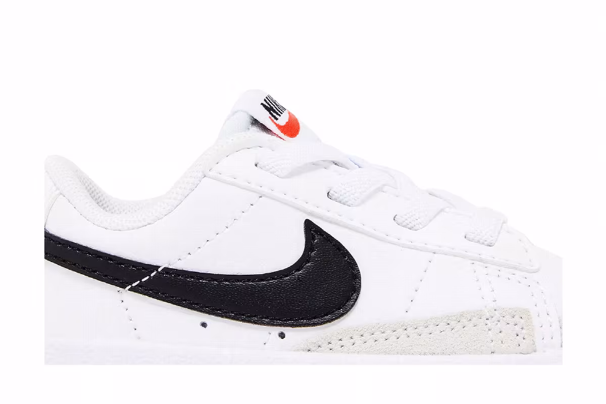 Nike Blazer Low White Black, view 3