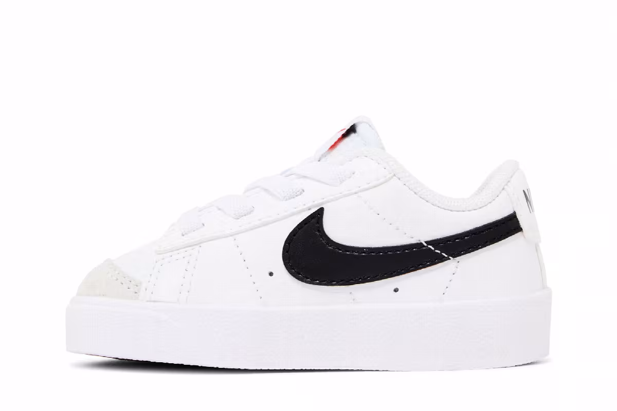 Nike Blazer Low White Black, view 4