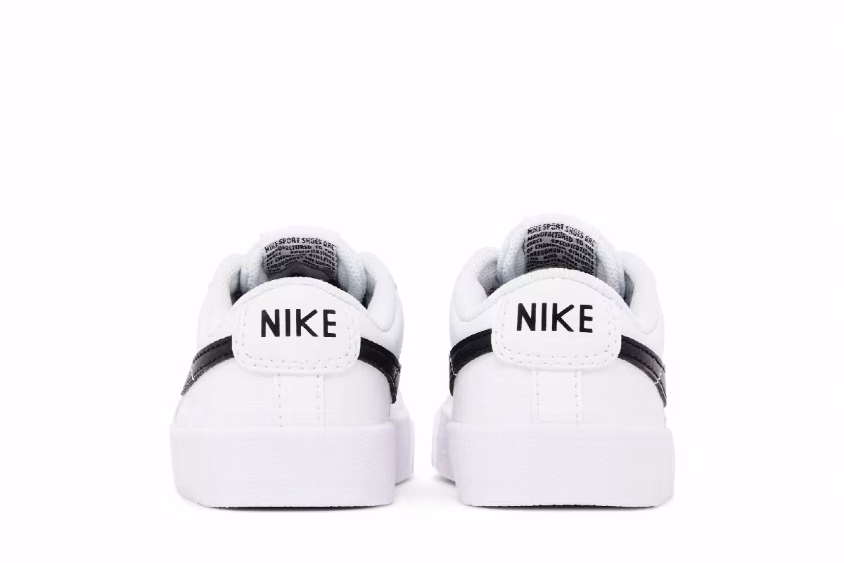 Nike Blazer Low White Black, view 7