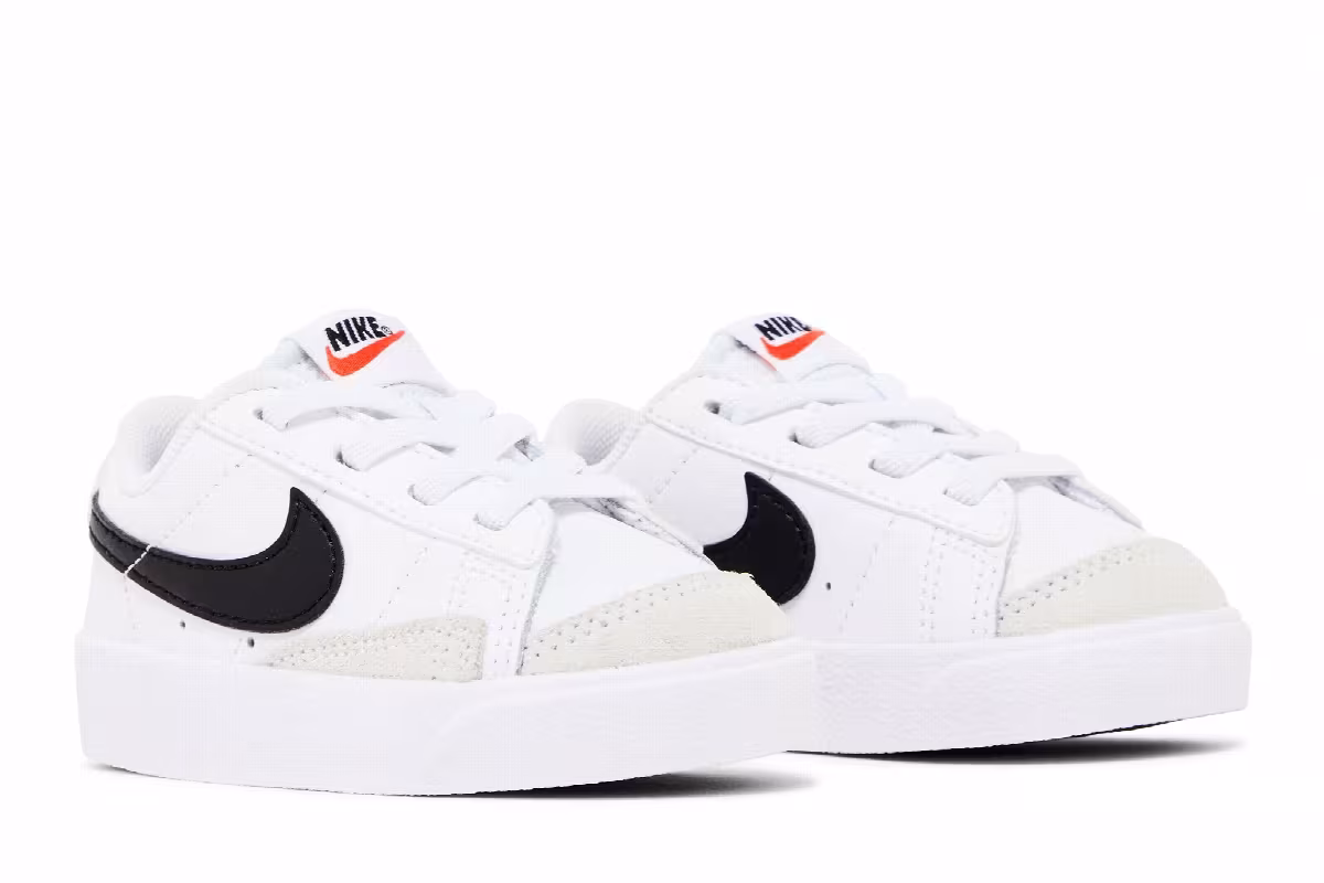 Nike Blazer Low White Black, view 9