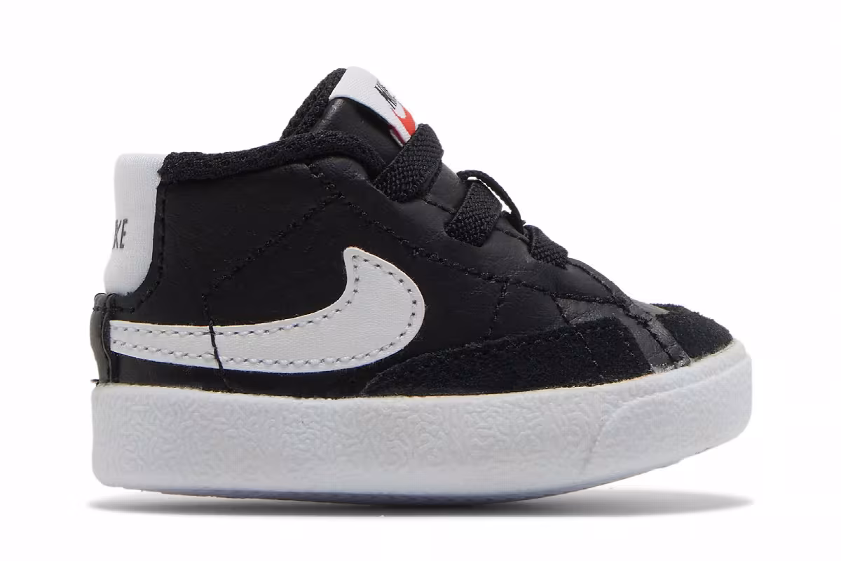 Nike Blazer Mid CB Black White, view 2