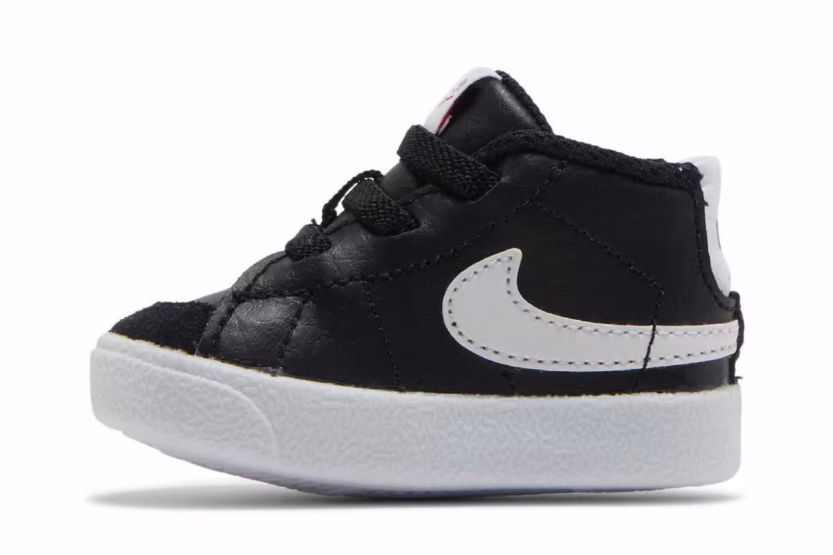 Nike Blazer Mid CB Black White, view 4