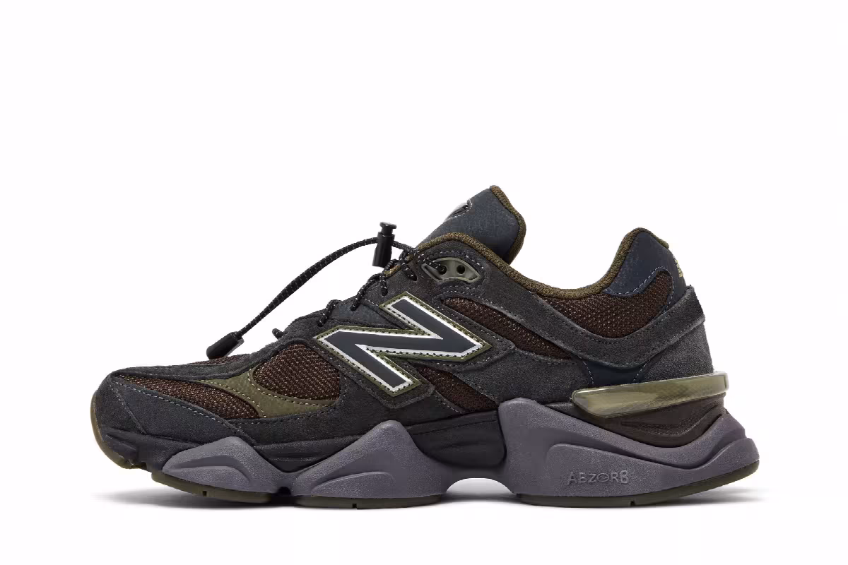 New Balance 9060 Blacktop Dark Moss, view 4