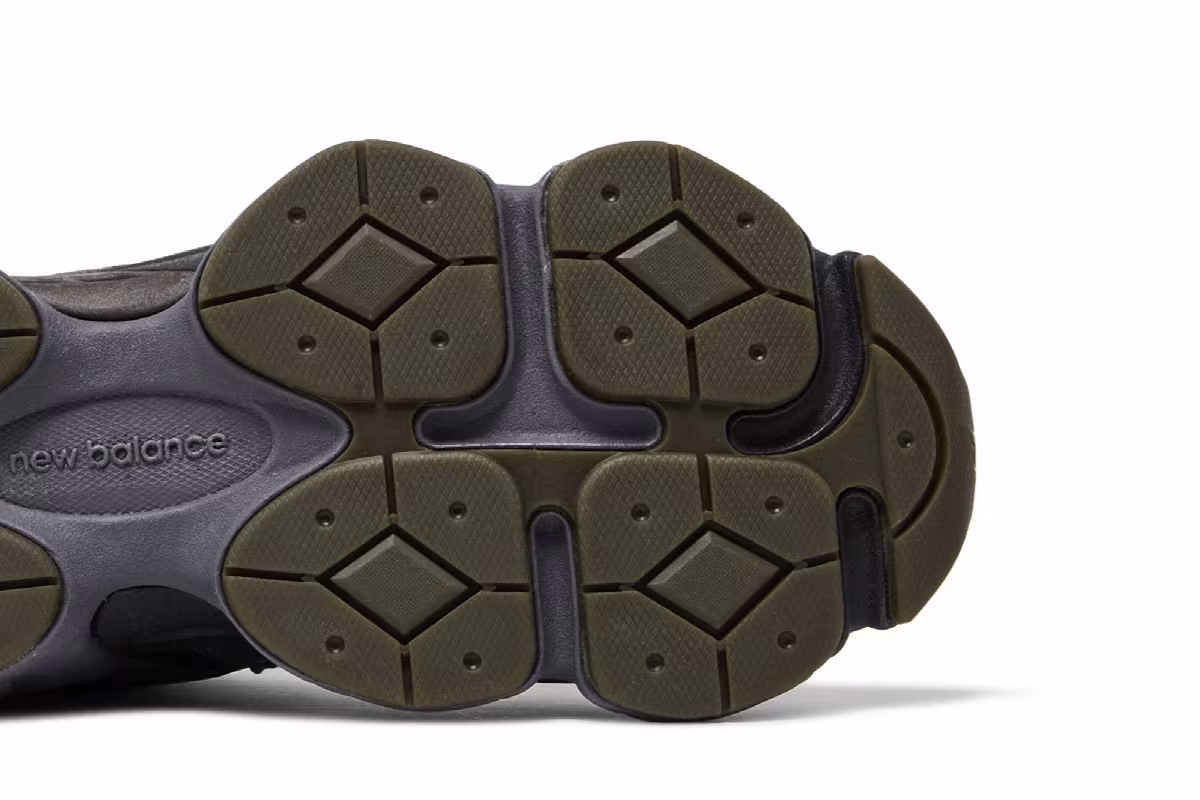 New Balance 9060 Blacktop Dark Moss, view 6