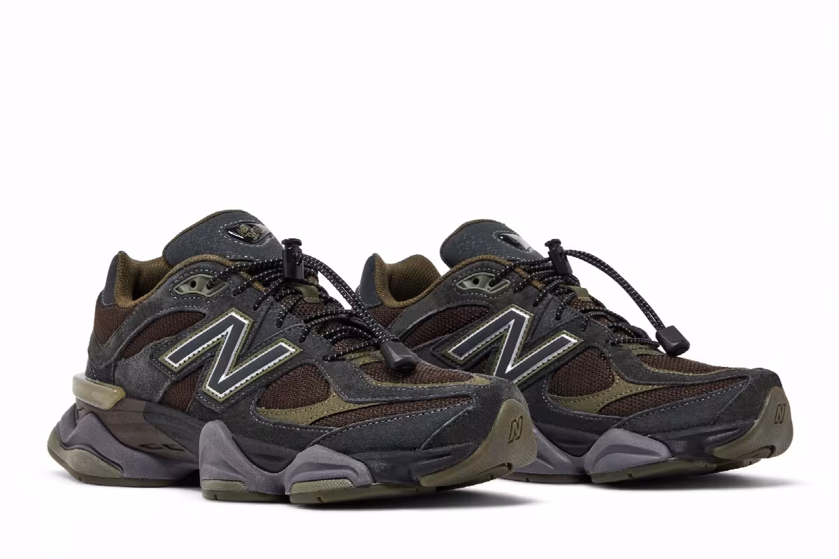 New Balance 9060 Blacktop Dark Moss, view 9
