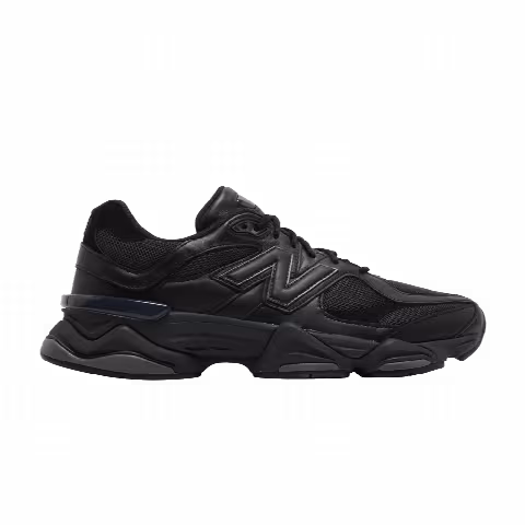 New Balance 9060 'Triple Black Leather'