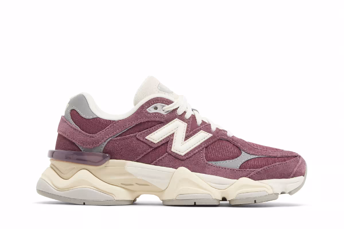 New Balance 9060 Washed Burgundy, view 2