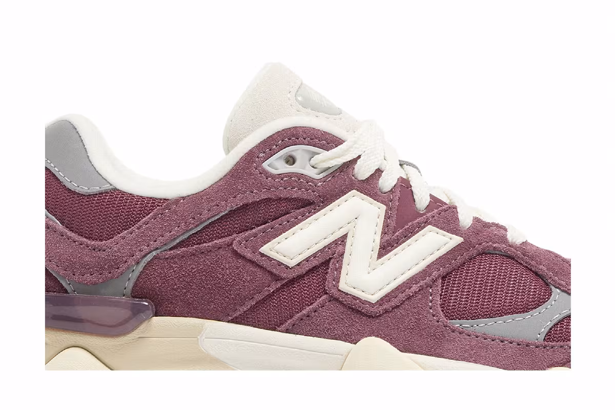 New Balance 9060 Washed Burgundy, view 3