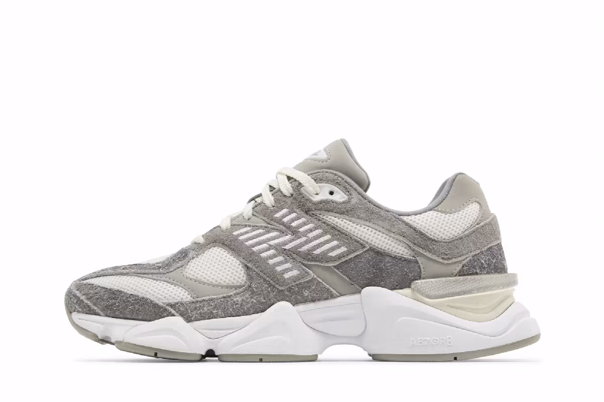 New Balance 9060 Grey White, view 4