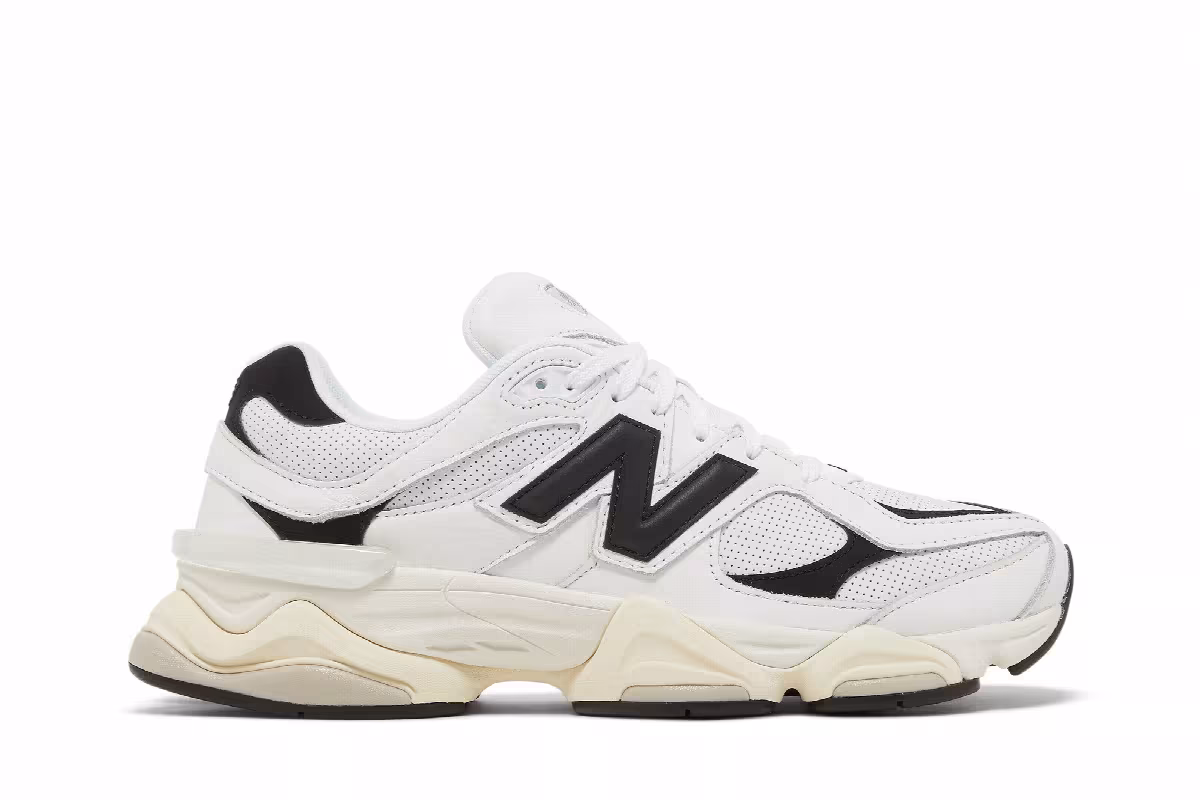 New Balance 9060 White Black, view 2