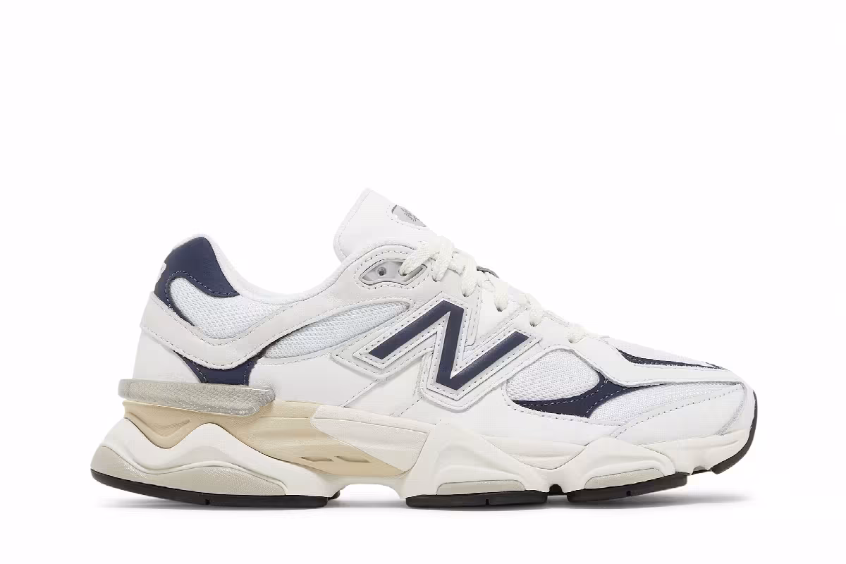 New Balance 9060 White Navy, view 2