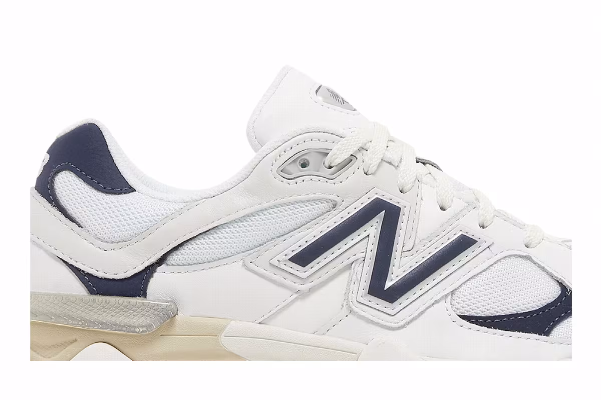 New Balance 9060 White Navy, view 3