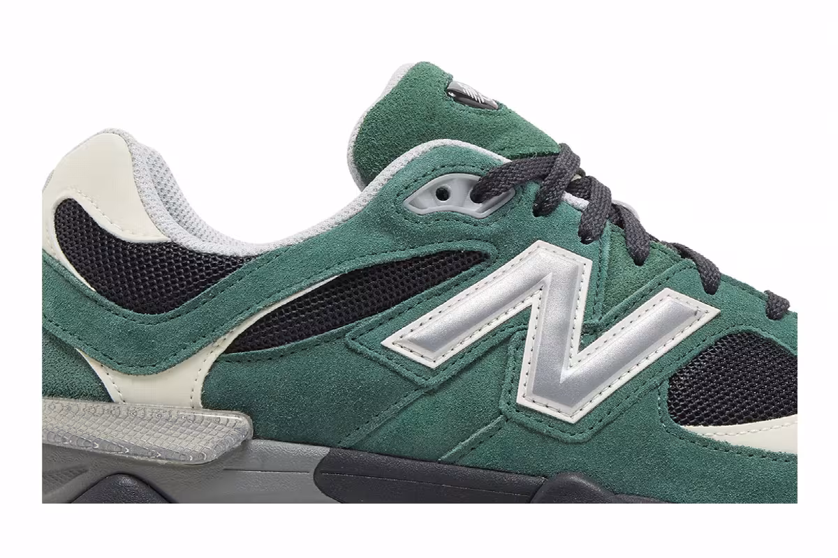 New Balance 9060 Team Forest Green, view 3