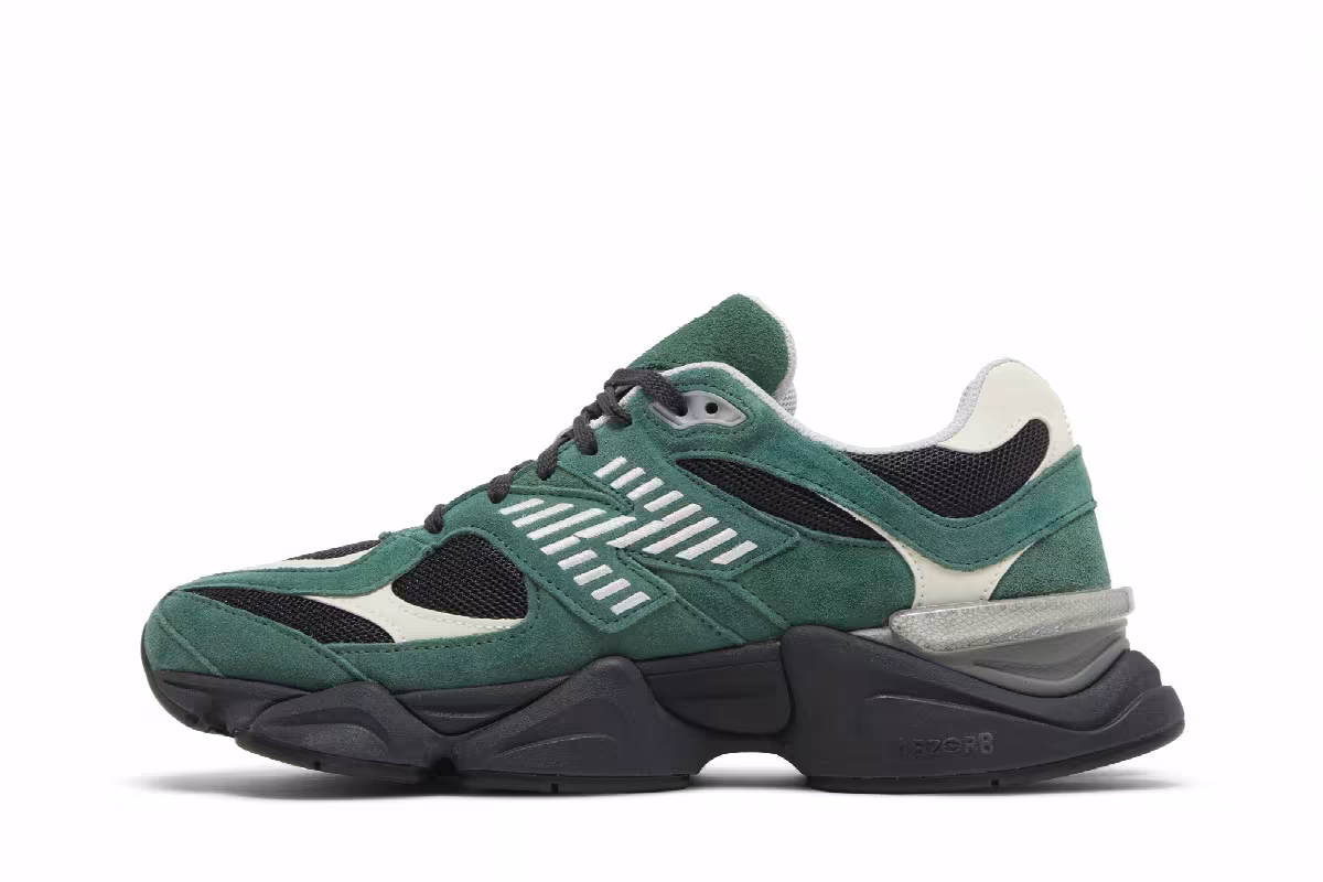 New Balance 9060 Team Forest Green, view 4