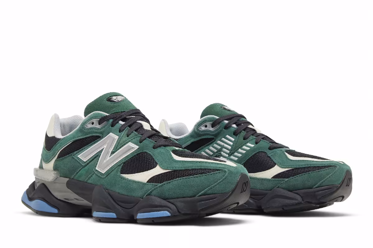 New Balance 9060 Team Forest Green, view 9