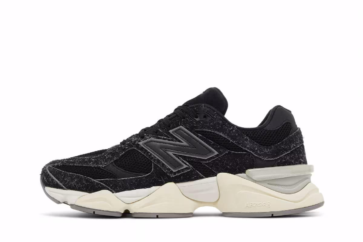 New Balance 9060 Suede Pack - Black, view 4