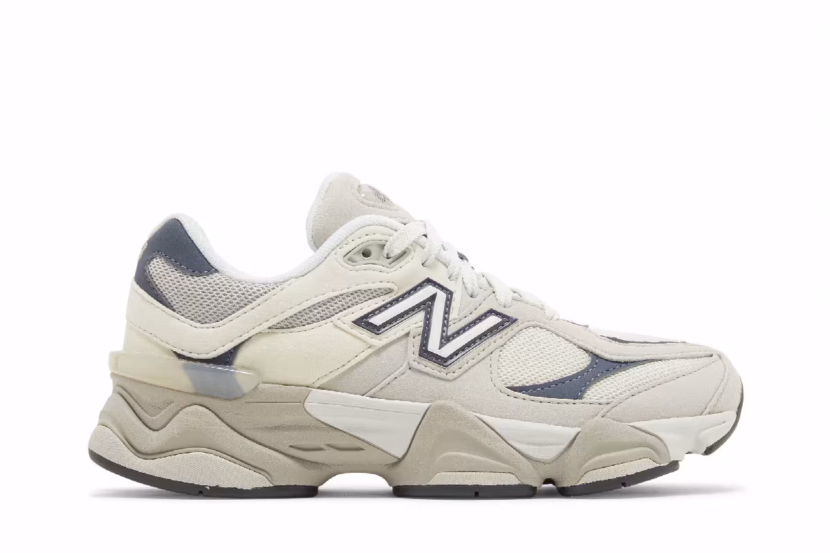 New Balance 9060 Big Kid Moonrock Linen, view 2
