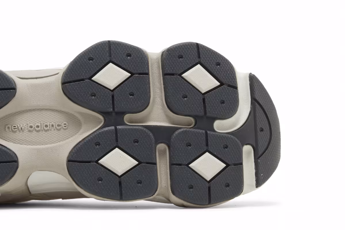 New Balance 9060 Big Kid Moonrock Linen, view 6
