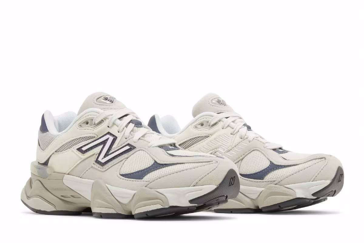 New Balance 9060 Big Kid Moonrock Linen, view 9
