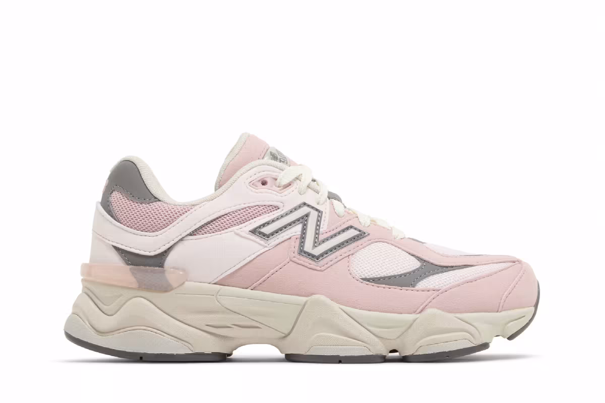 New Balance 9060 Big Kid Wide Pink Granite, view 2