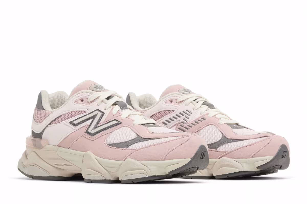 New Balance 9060 Big Kid Wide Pink Granite, view 9