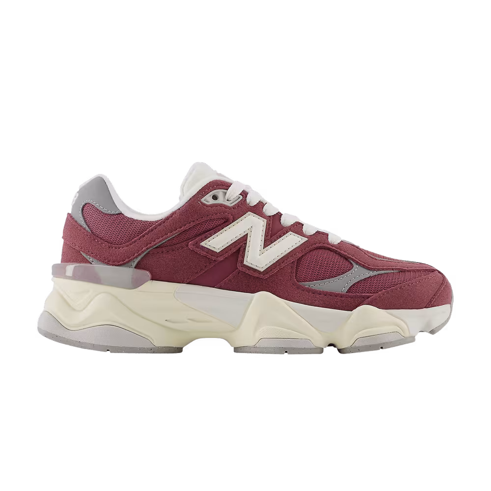 New Balance 9060 Big Kid Washed Burgundy