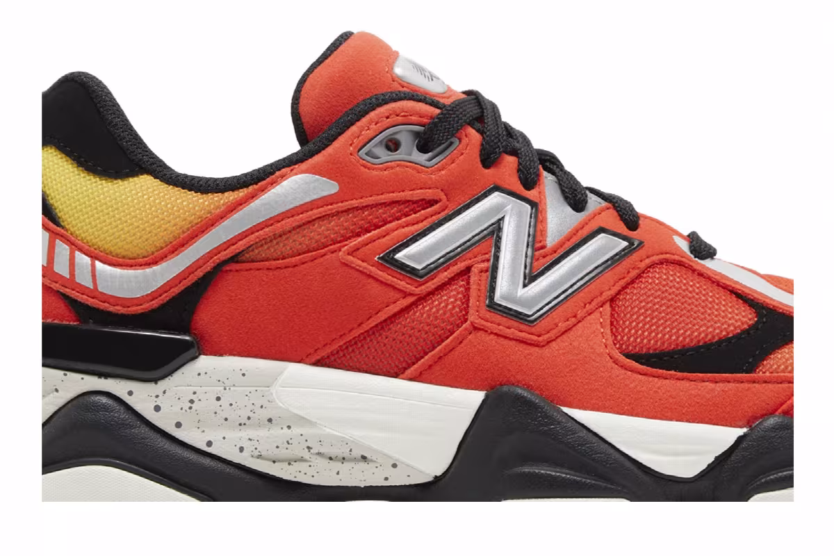 DTLR x New Balance 9060 Big Kid Fire Sign, view 3